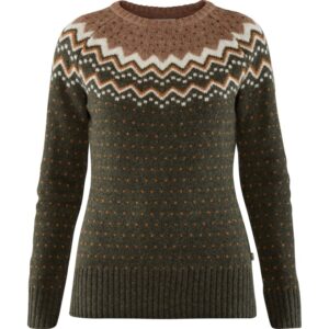 Fjällräven Ãvik Knit Dame Sweater Deep Forest M